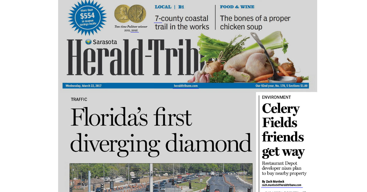 Herald Tribune: Celery Fields friends get way